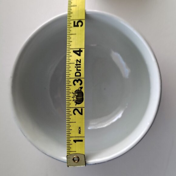 Ceramic Dutch Footed Serving Bowl Blue/White Windmill Design Holland Scene - Picture 4 of 12